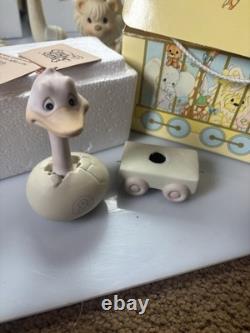 Vintage precious Moments Birthday Train Newborn-10 With Boxes