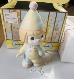 Vintage precious Moments Birthday Train Newborn-10 With Boxes
