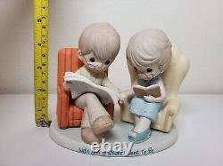 Vntg Rare Precious Moments Figurine With You Is Where I Want To Be 2013 #A9317