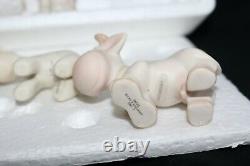 Vtg 1982 Precious Moments Miniatures Come Let Us Adore Him Nativity Porcelain