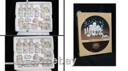 Vtg 1982 Precious Moments Miniatures Come Let Us Adore Him Nativity Porcelain