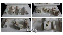 Vtg 1982 Precious Moments Miniatures Come Let Us Adore Him Nativity Porcelain