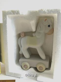 Vtg 80's Precious Moments Birthday Train Set Of 12 Pieces Clown, Baby to 10 Year