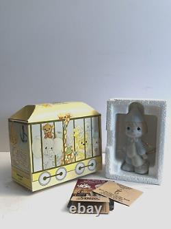 Vtg 80's Precious Moments Birthday Train Set Of 12 Pieces Clown, Baby to 10 Year
