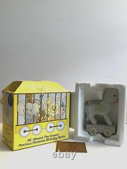 Vtg 80's Precious Moments Birthday Train Set Of 12 Pieces Clown, Baby to 10 Year