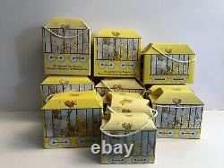 Vtg 80's Precious Moments Birthday Train Set Of 12 Pieces Clown, Baby to 10 Year