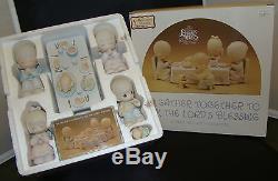 WE GATHER TOGETHER TO ASK THE LORD'S BLESSING 109762 Precious Moments 6 PC MIB
