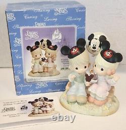 Walt Disney Precious Moments HAPPINESS IS BEST SHARED TOGETHER 4004156 Retired