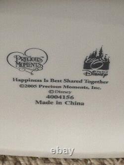 Walt Disney Precious Moments HAPPINESS IS BEST SHARED TOGETHER 4004156 Retired