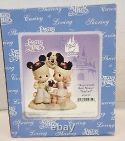 Walt Disney Precious Moments HAPPINESS IS BEST SHARED TOGETHER 4004156 Retired