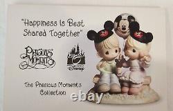 Walt Disney Precious Moments HAPPINESS IS BEST SHARED TOGETHER 4004156 Retired