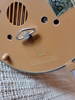 With Flag Topper'91 Enesco Precious Moments Musical Box Bless Those Who Serve