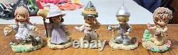 Wizard Of OZ Precious Moments Emerald City Set of 5 NEW, NO BOXES