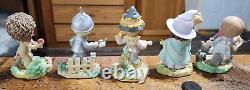 Wizard Of OZ Precious Moments Emerald City Set of 5 NEW, NO BOXES