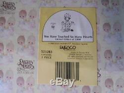 YOU HAVE TOUCHED SO MANY HEARTS 9 Precious Moments Easter Seal 1989 RARE #324