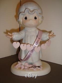 YOU HAVE TOUCHED SO MANY HEARTS 9 Precious Moments Figurine Easter Seal 1989
