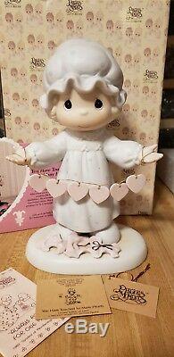 YOU HAVE TOUCHED SO MANY HEARTS 9 Precious Moments Figurine Easter Seal 1989