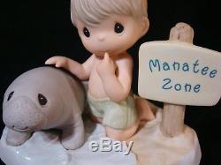 Yo Precious Moments VERY RARE Limited Edition-Manatee Zone
