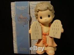 Za Precious Moments-Moses withTen Commandments-I Have Spoken To You From Heaven