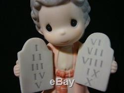 Za Precious Moments-Moses withTen Commandments-I Have Spoken To You From Heaven