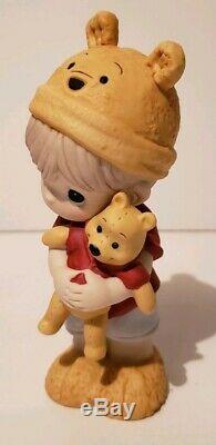 Zb Precious Moments-Disney-Boy Holding Pooh-Hunny Nobody Sweeter Than You 169018