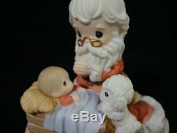 Zc Precious Moments-Santa Kneeling By Manger-How Great Thou Art-VERY RARE
